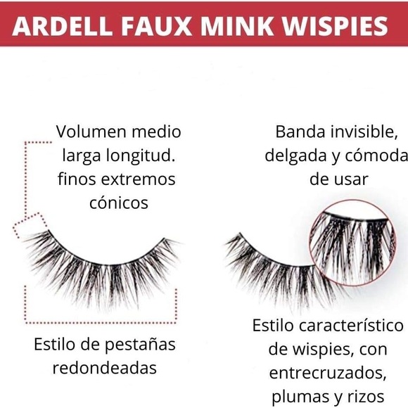 Ardell Faux Mink wispies single pk - Picture 3 of 4